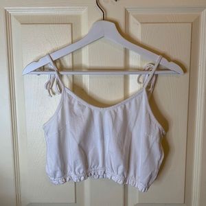 White crop top